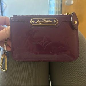 Louis Vuitton Violet Vernis Monogram Key Pouch